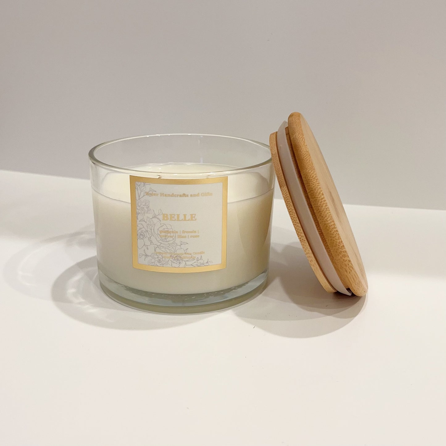 16oz Double Wick Glass Jar Candle