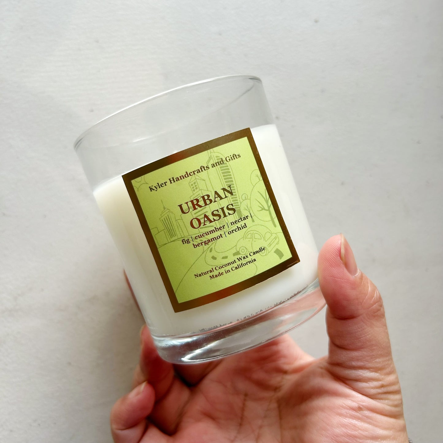 9oz Single Wick Glass Jar Candle