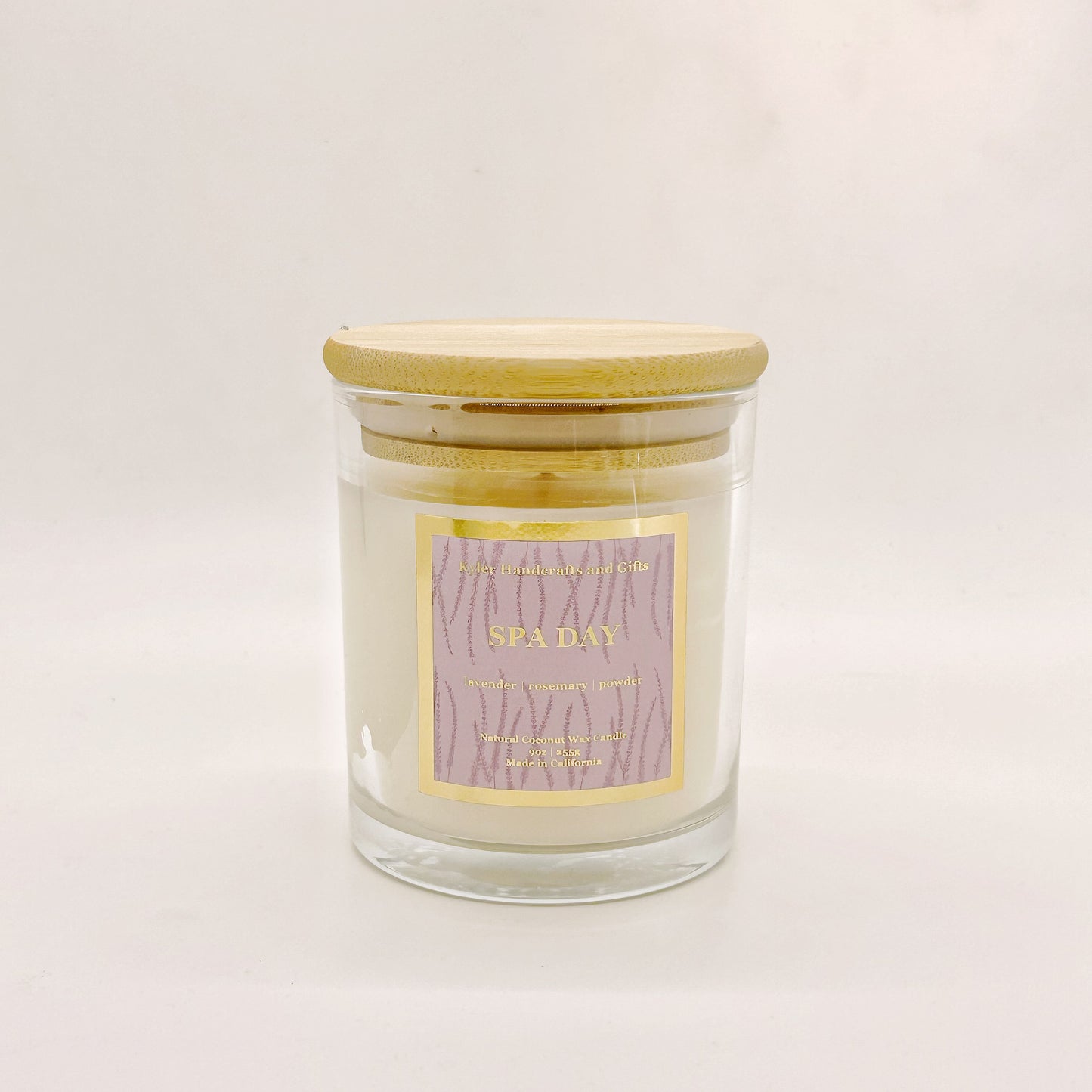 9oz Single Wick Glass Jar Candle