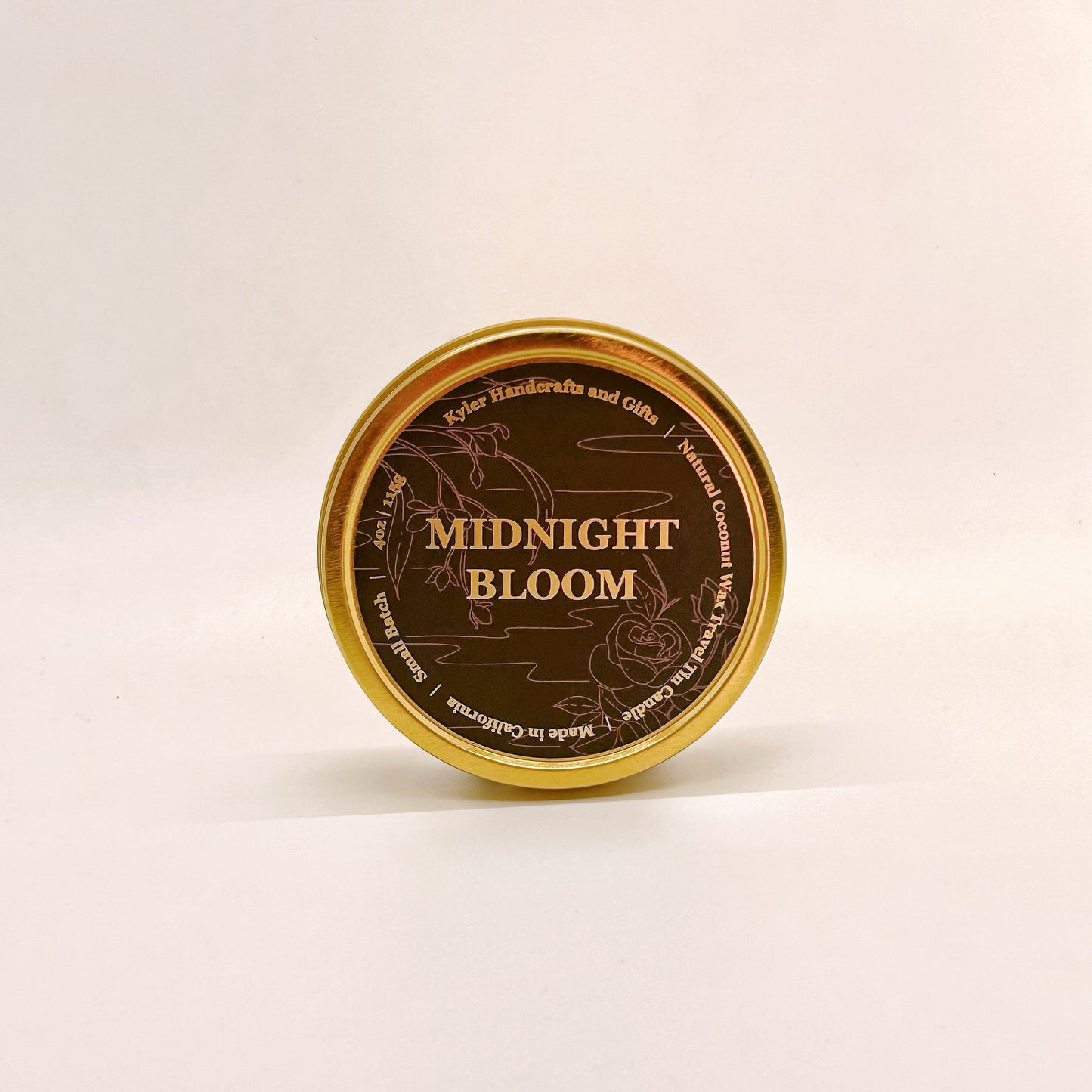 4oz Double Wick Flat Tin Candle