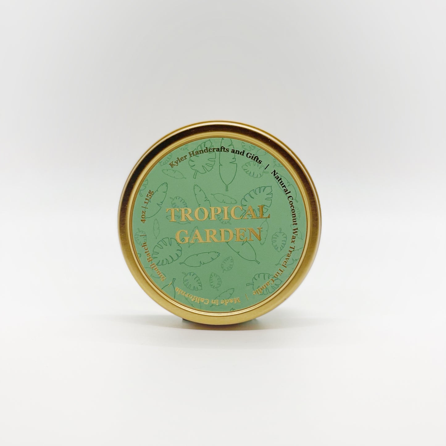 4oz Double Wick Flat Tin Candle